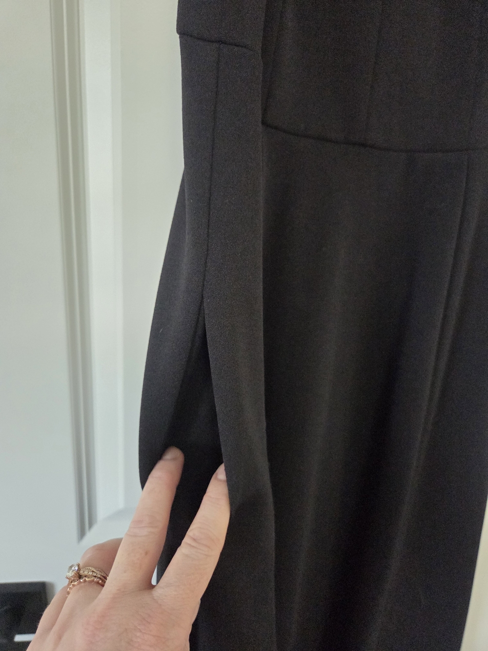 le chateau Black V-Neck High-Low Dress - Picture 5 of 9